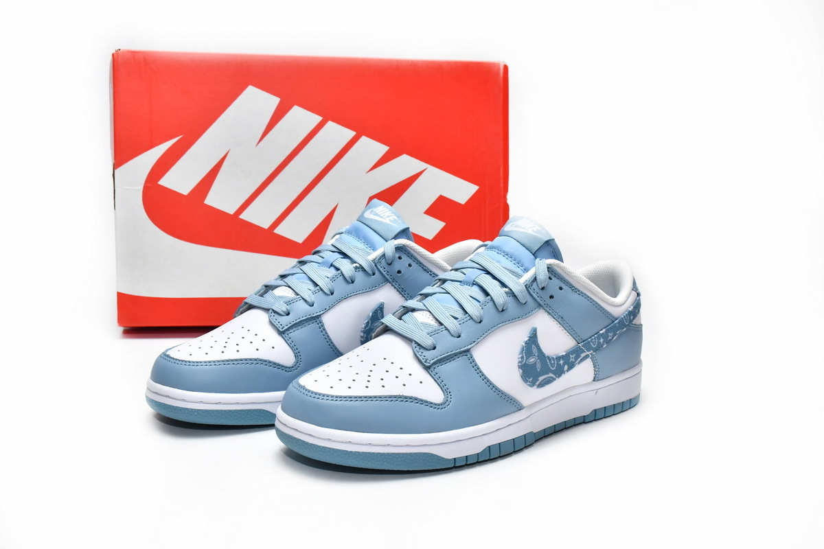    Pkgod Nike Dunk Low Essential Paisley Pack Worn Blue