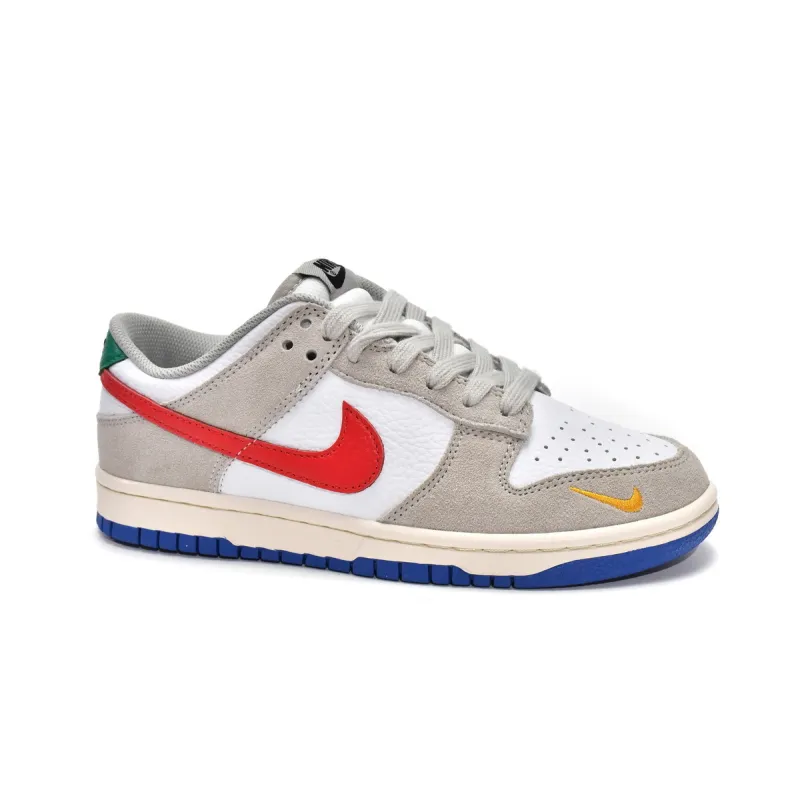 Pkgod Nike Dunk Low Light Iron Ore Red Blue