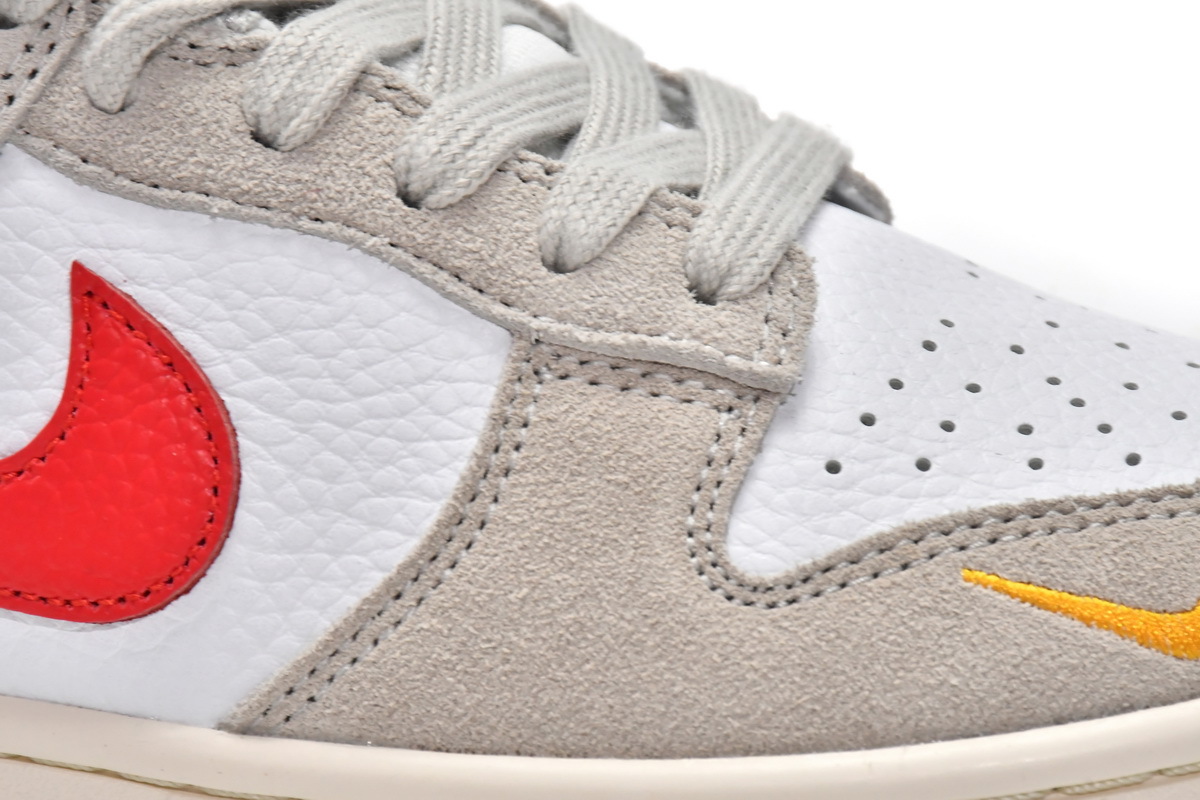     Nike Dunk Low Light Iron Ore Red Blue