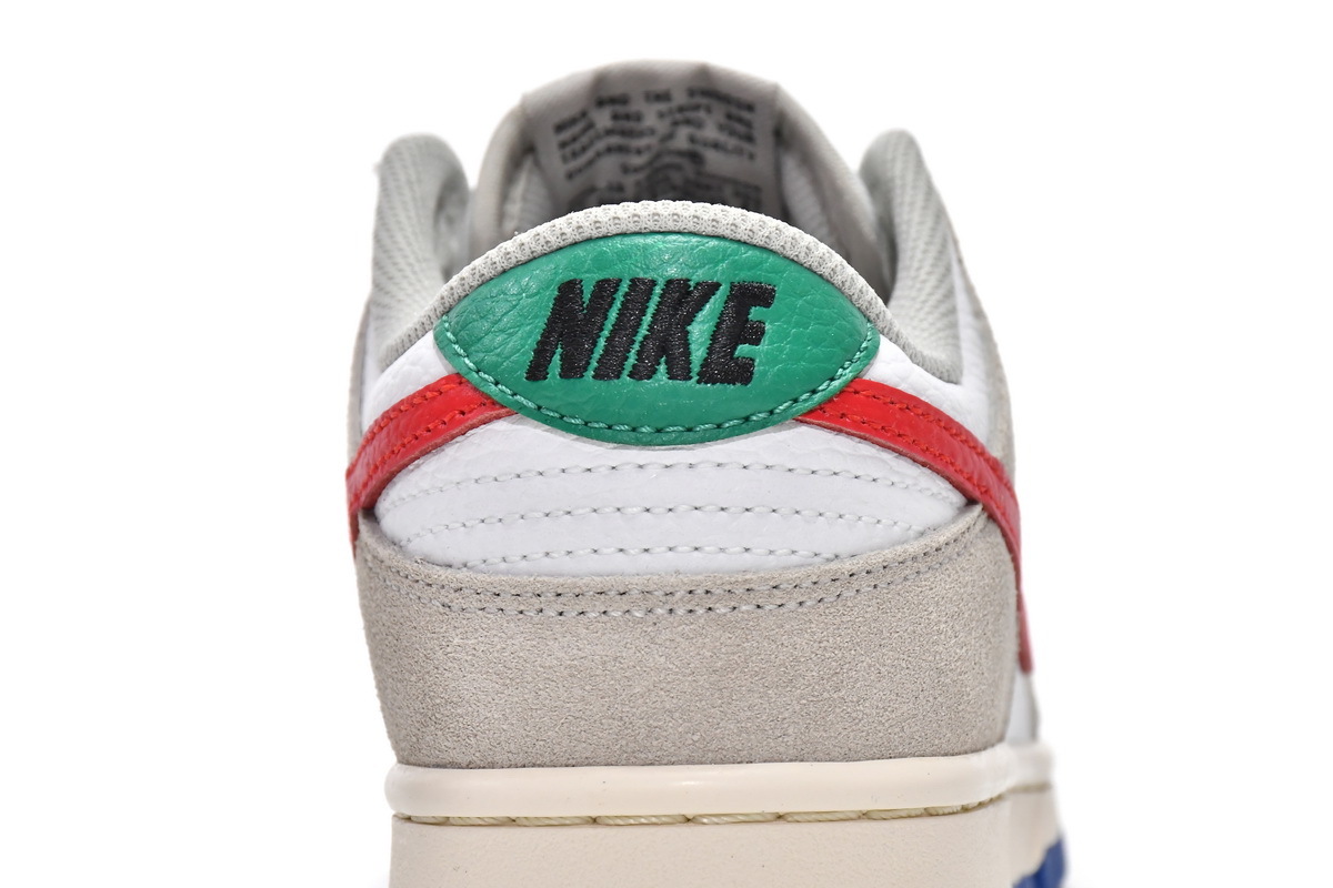    Nike Dunk Low Light Iron Ore Red Blue