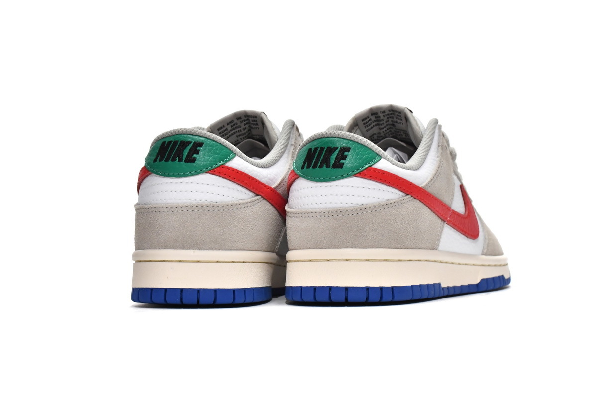     Nike Dunk Low Light Iron Ore Red Blue