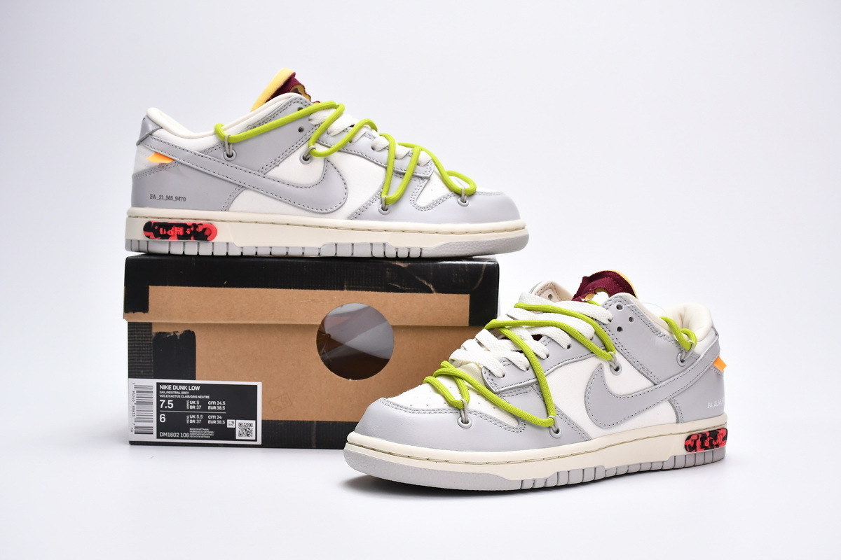 Pkgod Nike Dunk Low Off-White Lot 8