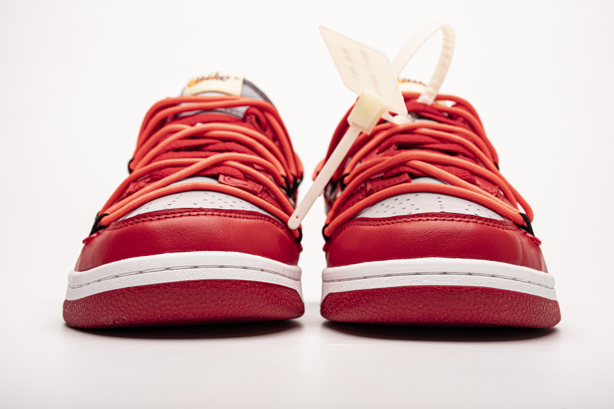 Pkgod Nike Dunk Low OFF-White University Red