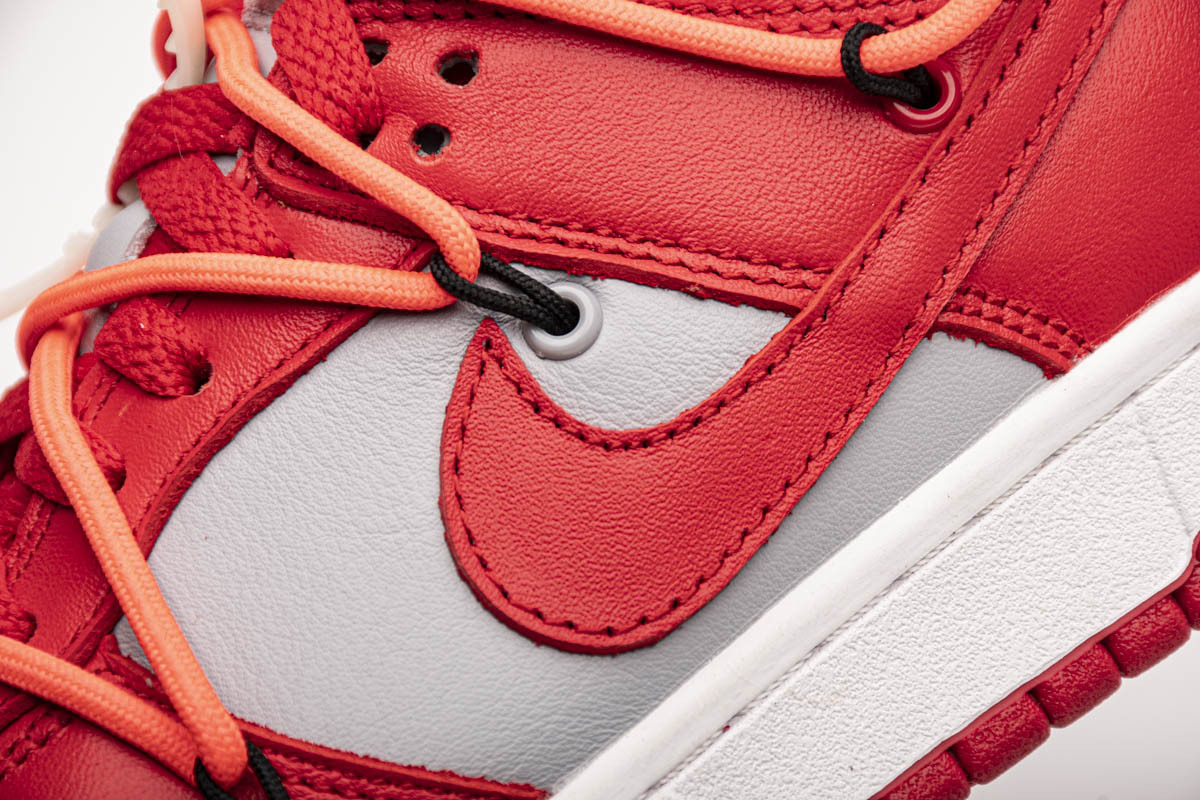 Pkgod Nike Dunk Low OFF-White University Red