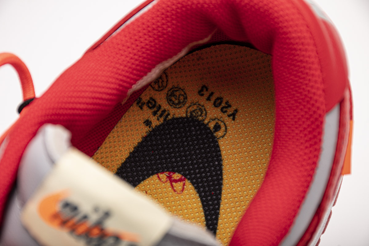 Pkgod Nike Dunk Low OFF-White University Red