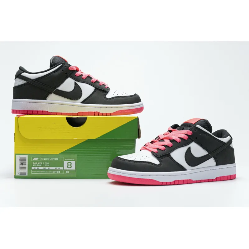 Pkgod Nike Dunk Low PRO SE Black White Peach
