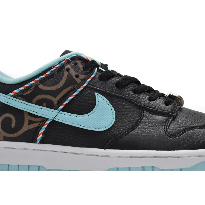 Pkgod Nike Dunk Low SE Barber Shop Black