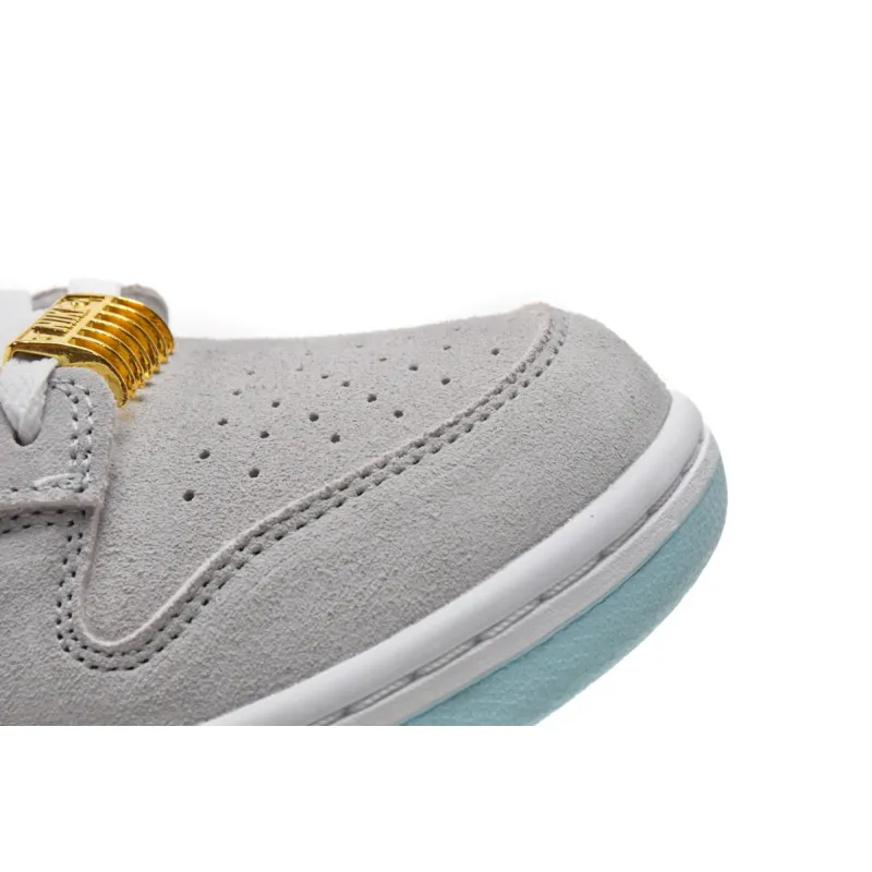 Pkgod Nike Dunk Low SE Barber Shop Grey