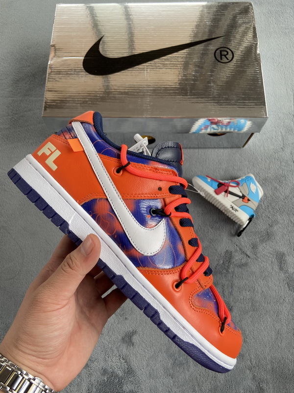     Nike Off White x Futura x Dunk Low SB UNC