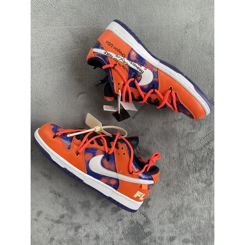 Pkgod Nike Off White x Futura x Dunk Low SB UNC