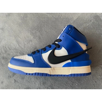 Pkgod Nike SB Dunk High AMBUSH Deep Royal 02