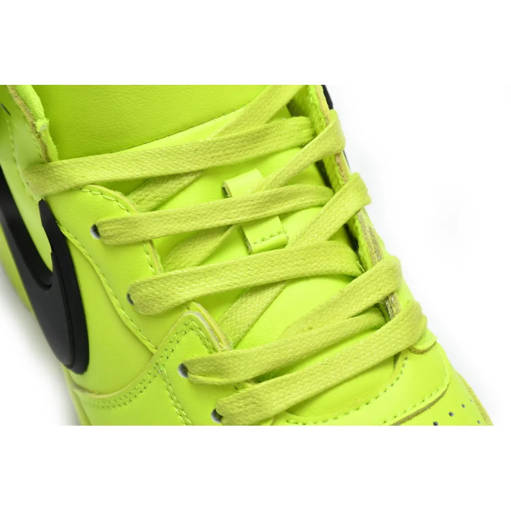 Pkgod Nike SB Dunk High AMBUSH Flash Lime​