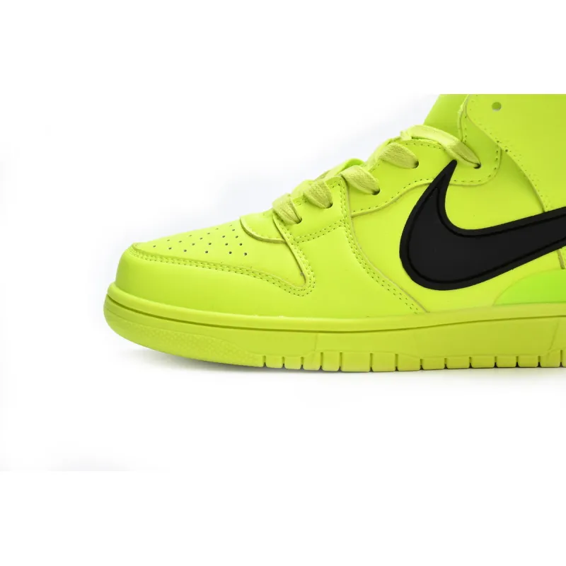 Pkgod Nike SB Dunk High AMBUSH Flash Lime​