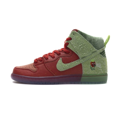    Pkgod Nike SB Dunk High Strawberry Cough 01