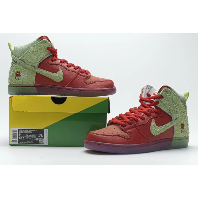 Pkgod Nike SB Dunk High Strawberry Cough