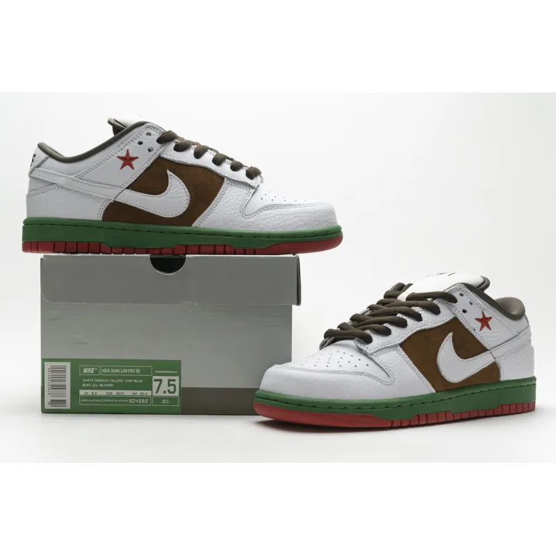 Pkgod Nike SB Dunk Low California-Cali Pecan/White