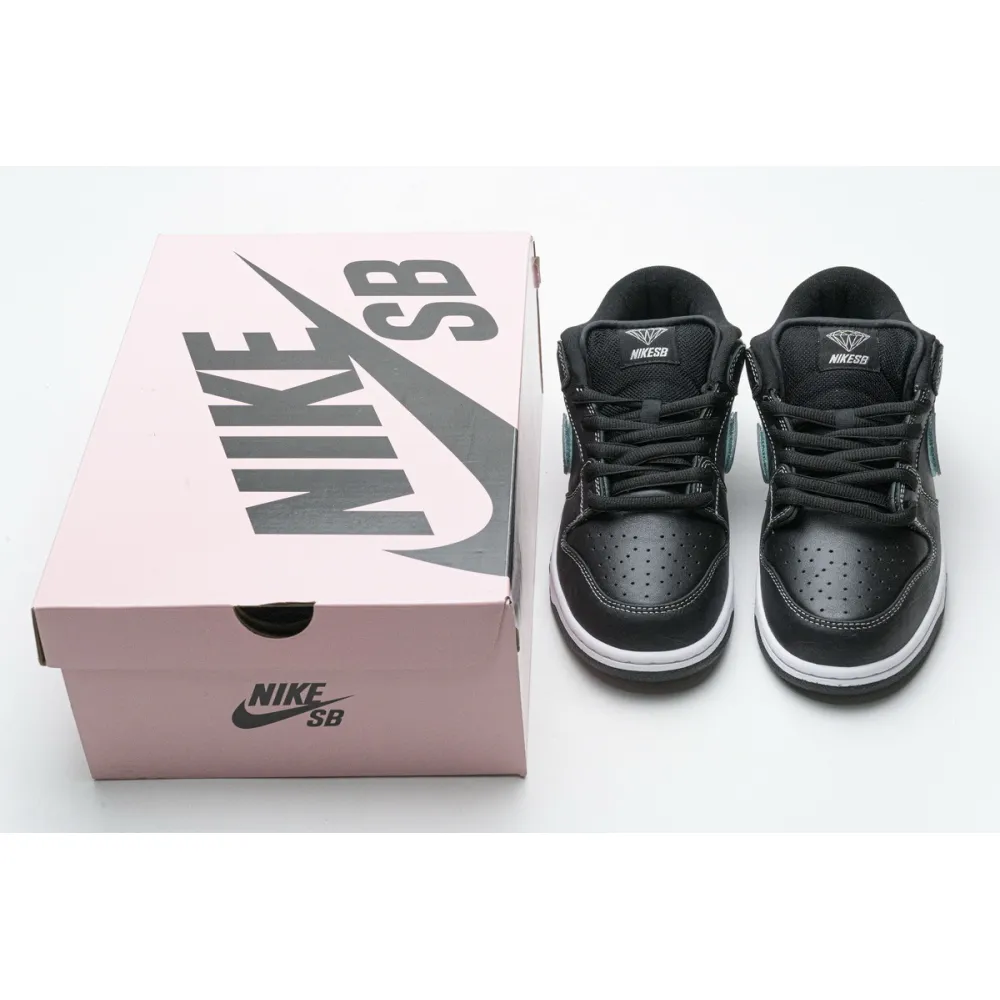 Pkgod Nike SB Dunk Low Diamond Supply Co Black Diamond