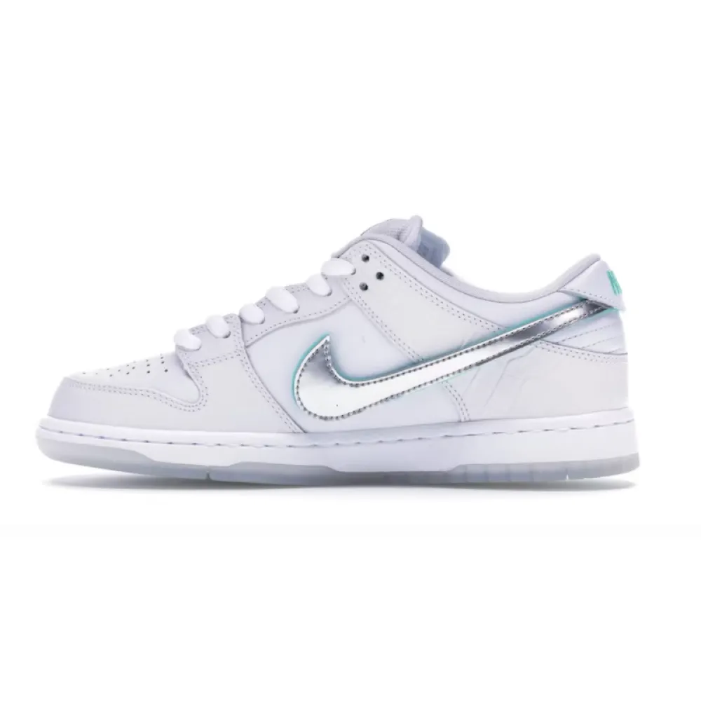 Pkgod Nike SB Dunk Low Diamond Supply Co White Diamond