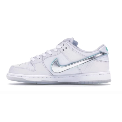    Pkgod Nike SB Dunk Low Diamond Supply Co White Diamond 01