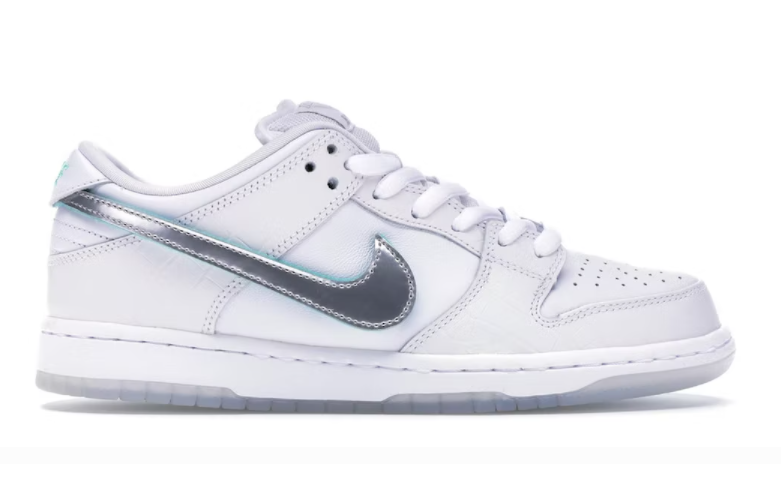     Nike SB Dunk Low Diamond Supply Co White Diamond