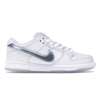 Pkgod Nike SB Dunk Low Diamond Supply Co White Diamond 02