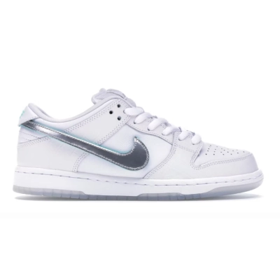    Pkgod Nike SB Dunk Low Diamond Supply Co White Diamond 02