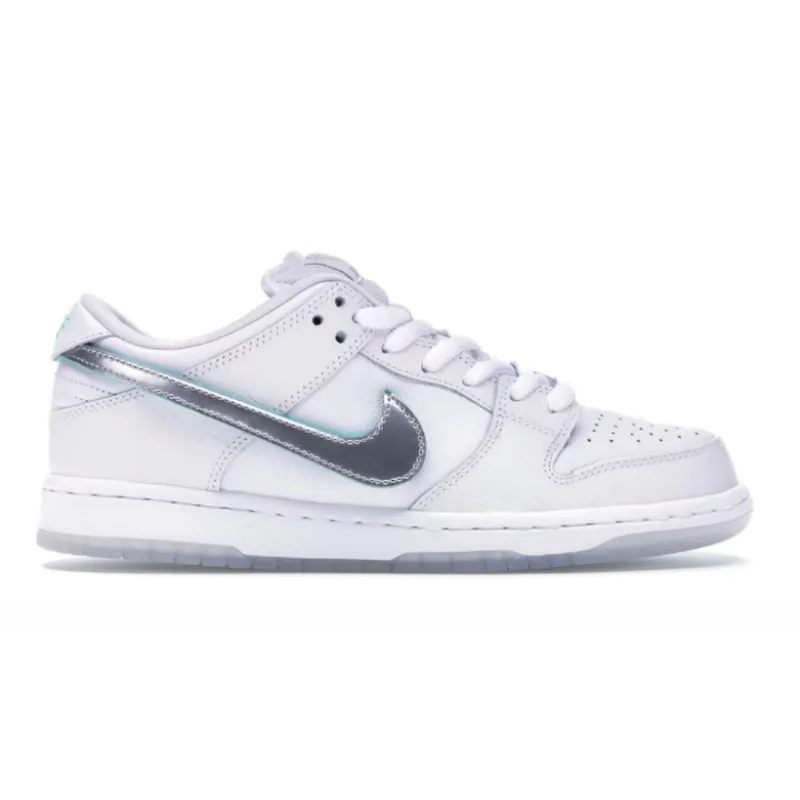 Pkgod Nike SB Dunk Low Diamond Supply Co White Diamond