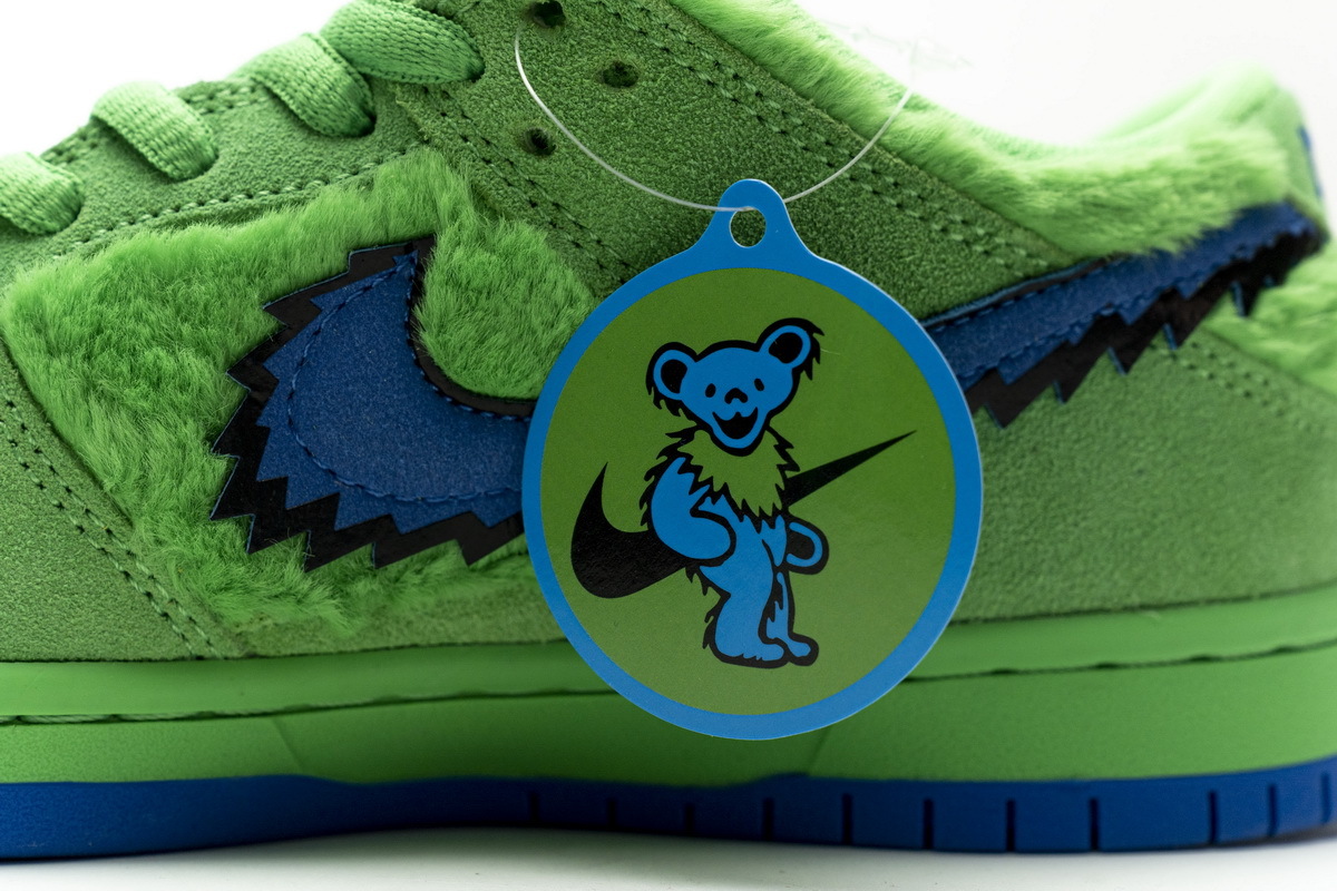 Pkgod Nike SB Dunk Low Grateful Dead Green Bear
