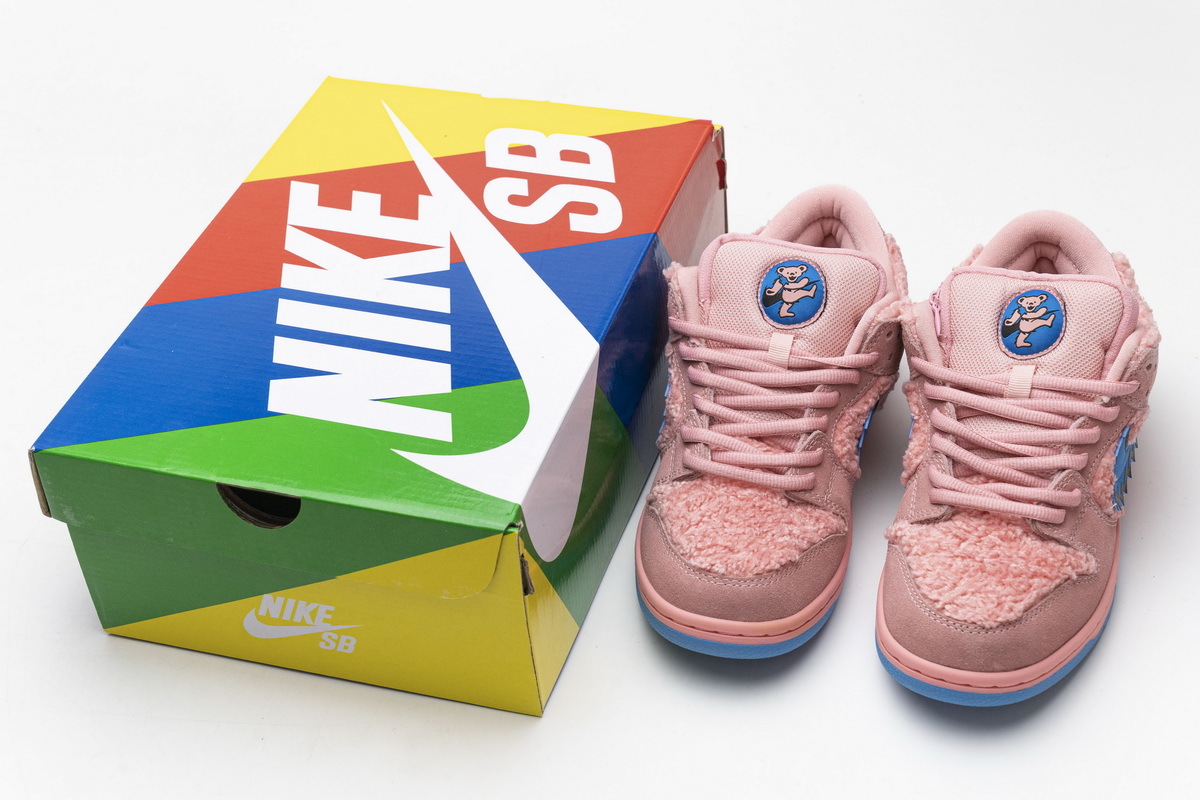    Pkgod Nike SB Dunk Low Grateful Dead Pink Bear