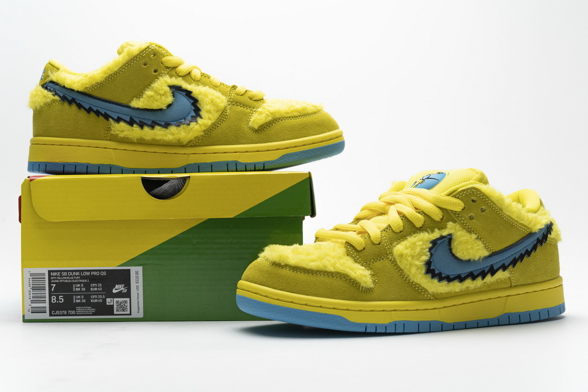     Nike SB Dunk Low Grateful Dead Yellow Bear