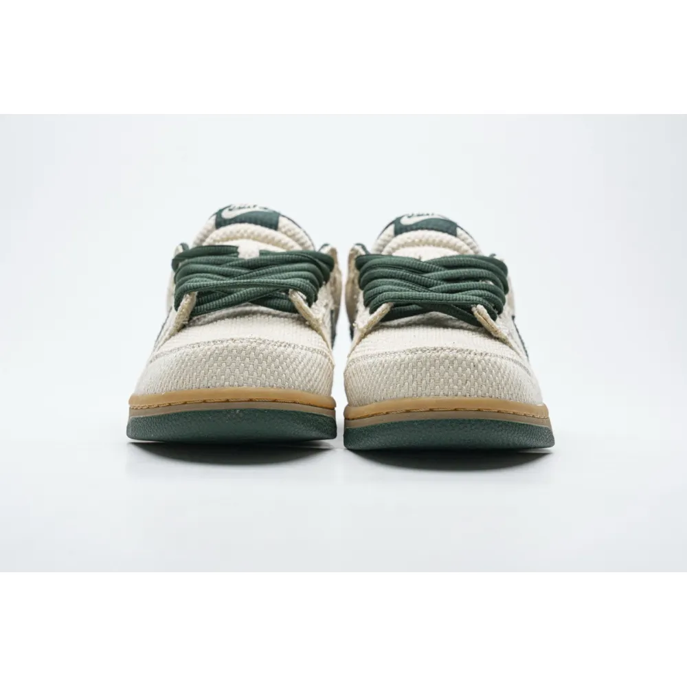 Pkgod Nike SB Dunk Low Green Hemp