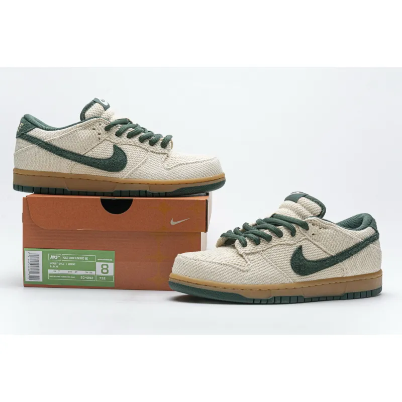 Pkgod Nike SB Dunk Low Green Hemp