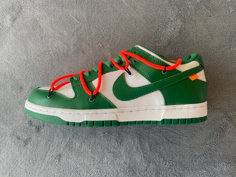    Pkgod Nike SB Dunk Low Off-White Pine Green