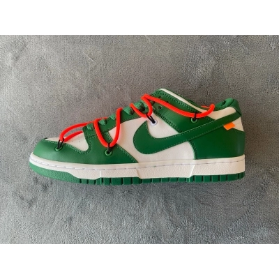 Pkgod Nike SB Dunk Low Off-White Pine Green 02