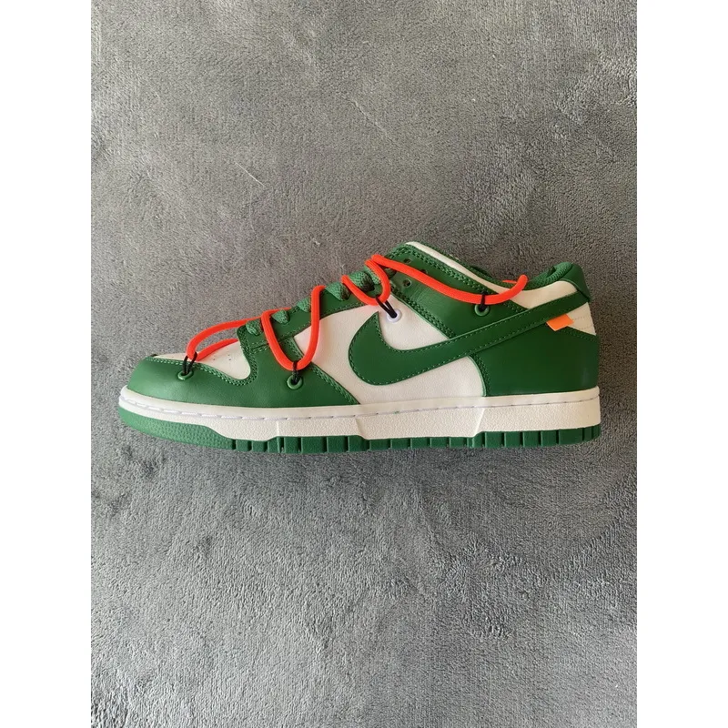 Pkgod Nike SB Dunk Low Off-White Pine Green