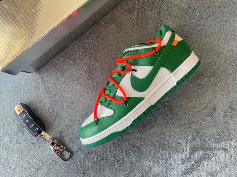    Pkgod Nike SB Dunk Low Off-White Pine Green