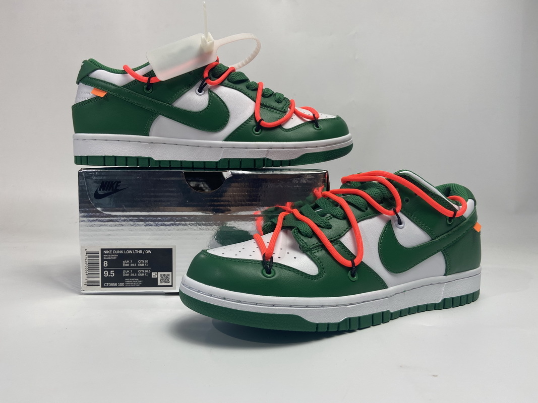    Pkgod Nike SB Dunk Low Off-White Pine Green