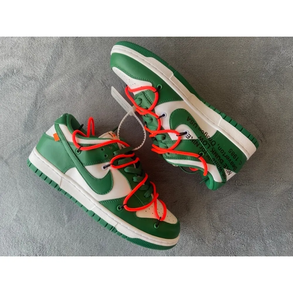 Pkgod Nike SB Dunk Low Off-White Pine Green