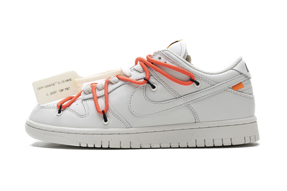     Nike SB Dunk Low OFF-White White Black Orange