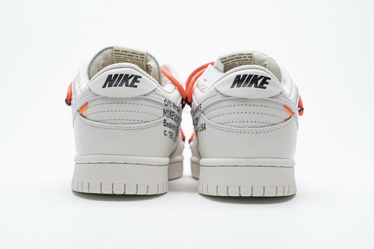     Nike SB Dunk Low OFF-White White Black Orange