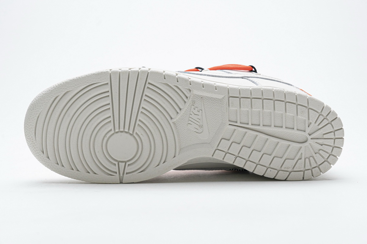     Nike SB Dunk Low OFF-White White Black Orange