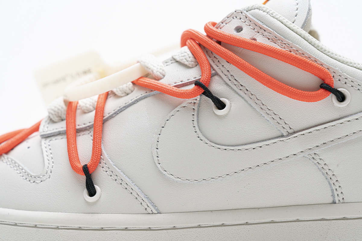     Nike SB Dunk Low OFF-White White Black Orange