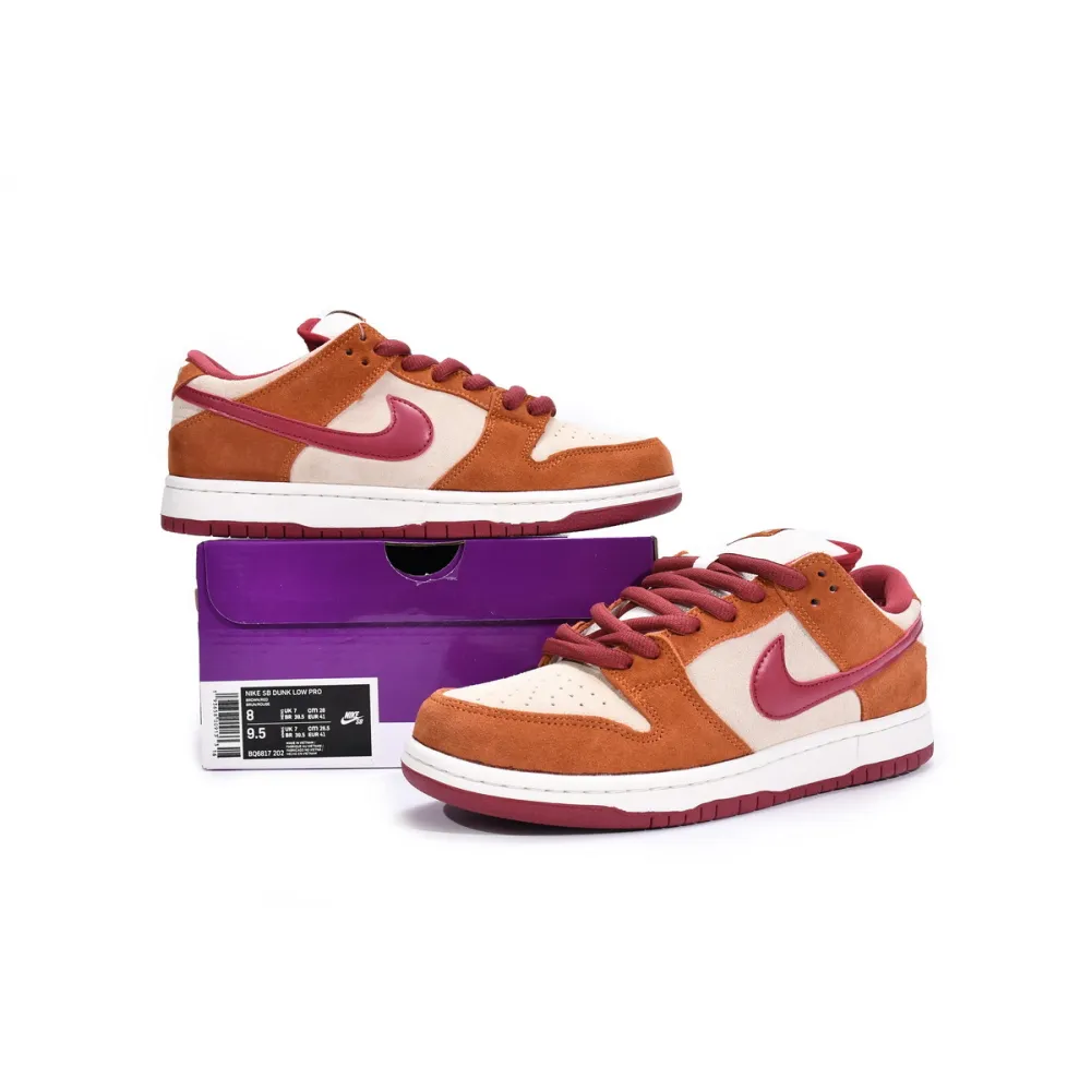 Pkgod Nike SB Dunk Low Pro Dark Russet Cedar​