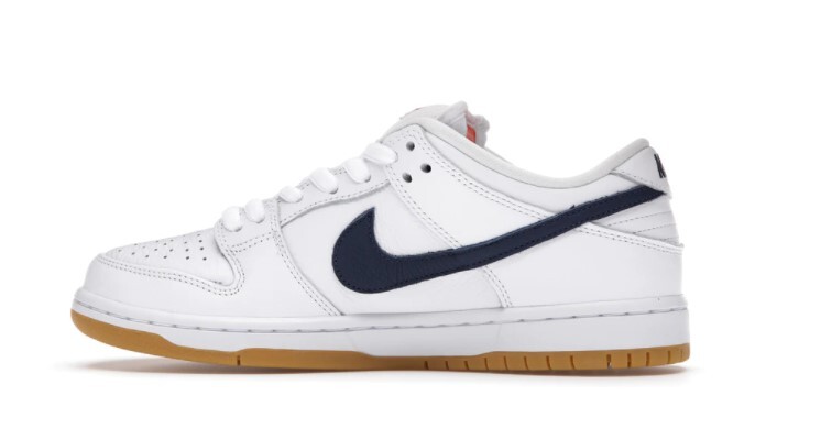 Pkgod Nike SB Dunk Low Pro Orange Label White Navy