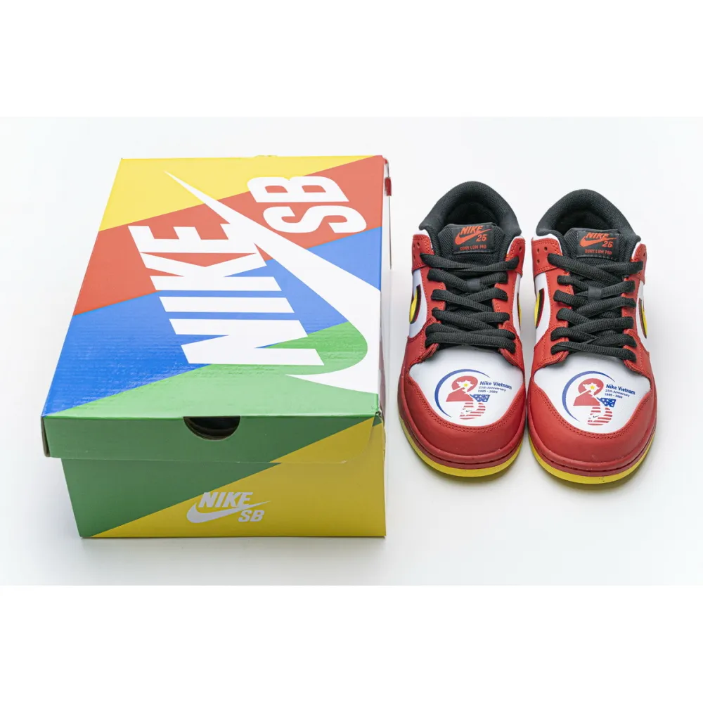 Pkgod Nike SB Dunk Low Pro Vietnam 25th Anniversary