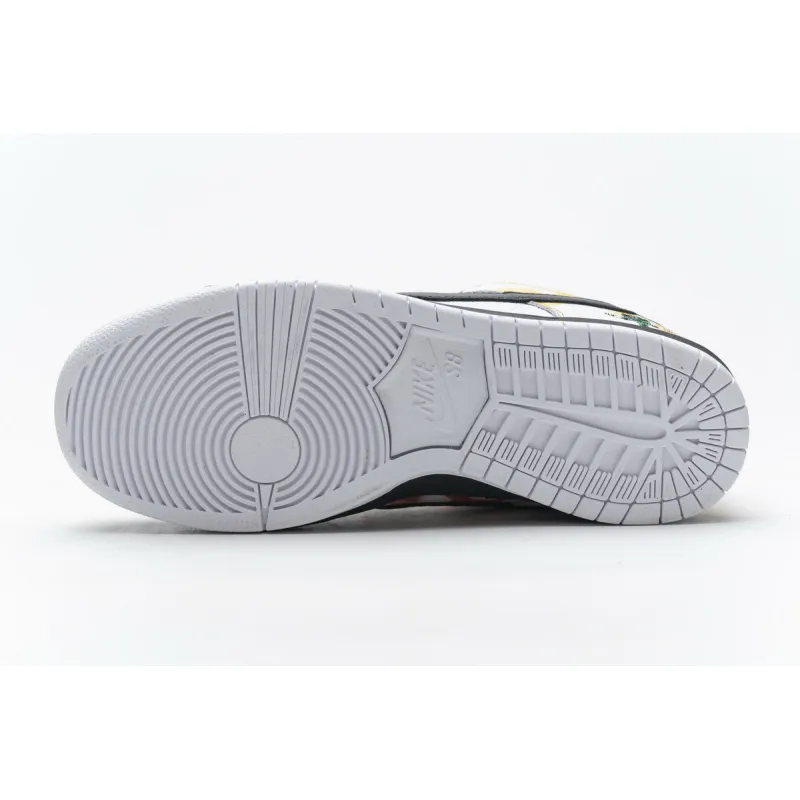 Pkgod Nike SB Dunk Low Raygun Tie-Dye Black