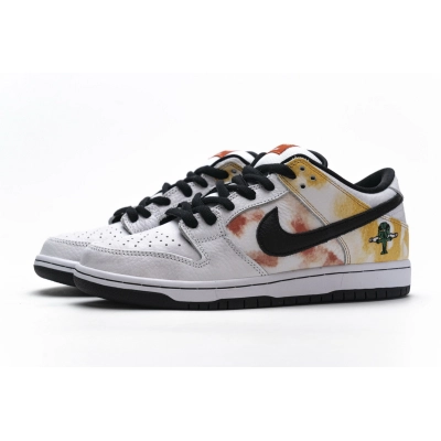    Pkgod Nike SB Dunk Low Raygun Tie-Dye White 02