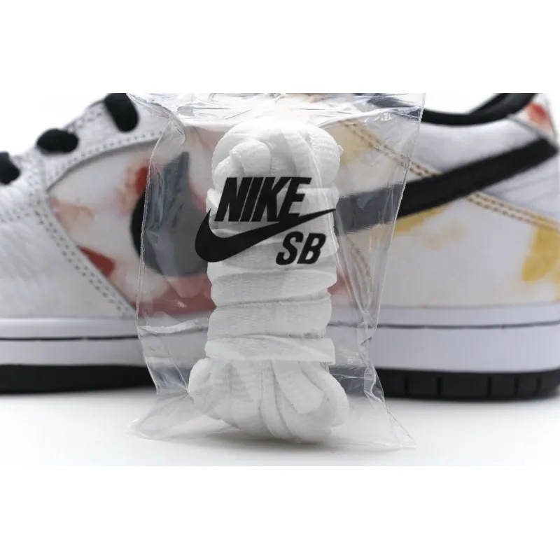 Pkgod Nike SB Dunk Low Raygun Tie-Dye White