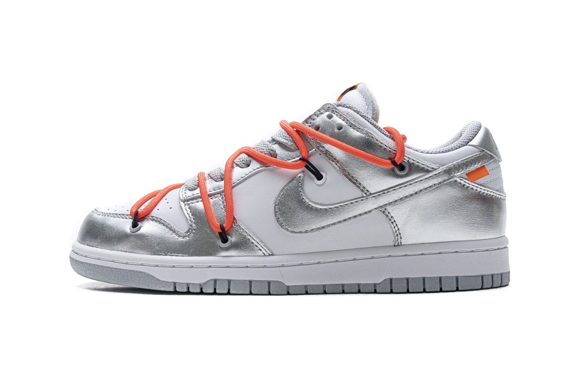     Nike SB Dunk Low Silver White