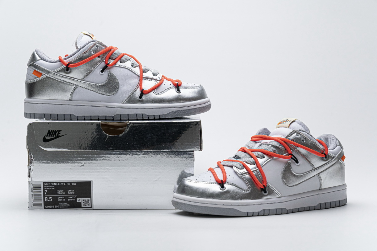     Nike SB Dunk Low Silver White